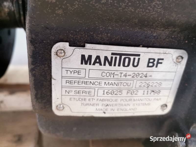 Skrzynia biegów Manitou MLT COMT42026 Wilkowo