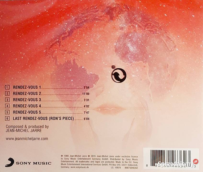 CD Nowa Znakomity Album CD JEAN MICHAEL JARRE 1 płyta Wejherowo sprzedam