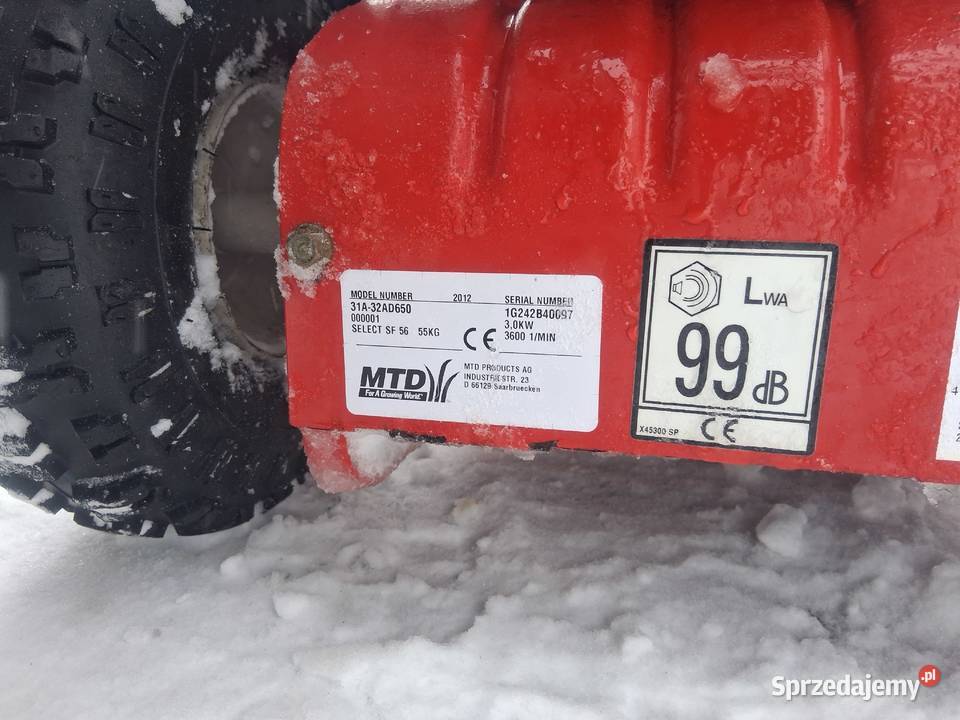 Odśnieżarka WOLF GARTEN Rożnowice