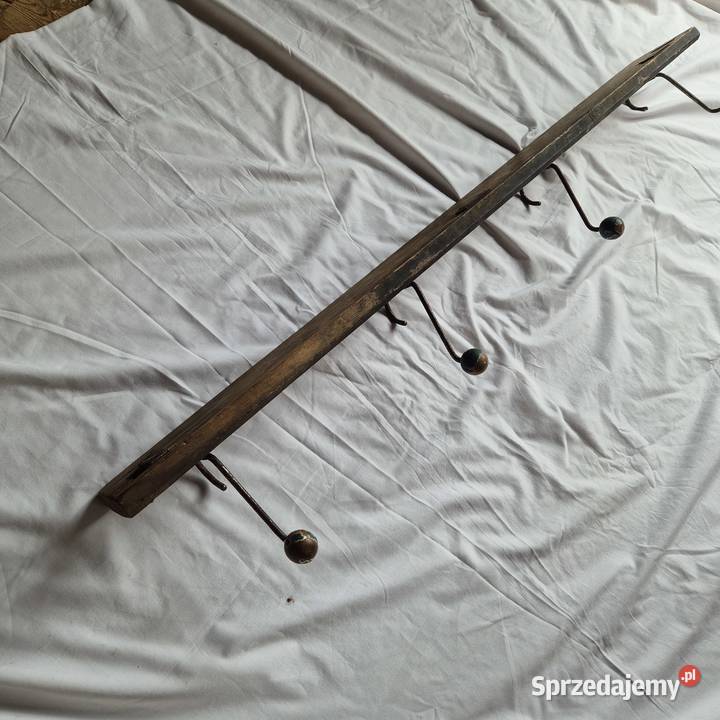 Wieszak przedwojenny vintage stary wieszak 110 Brzesko