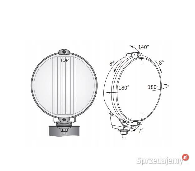 Reflektor świateł uniwer LP WESEM HO24016001 Lampy przednie
