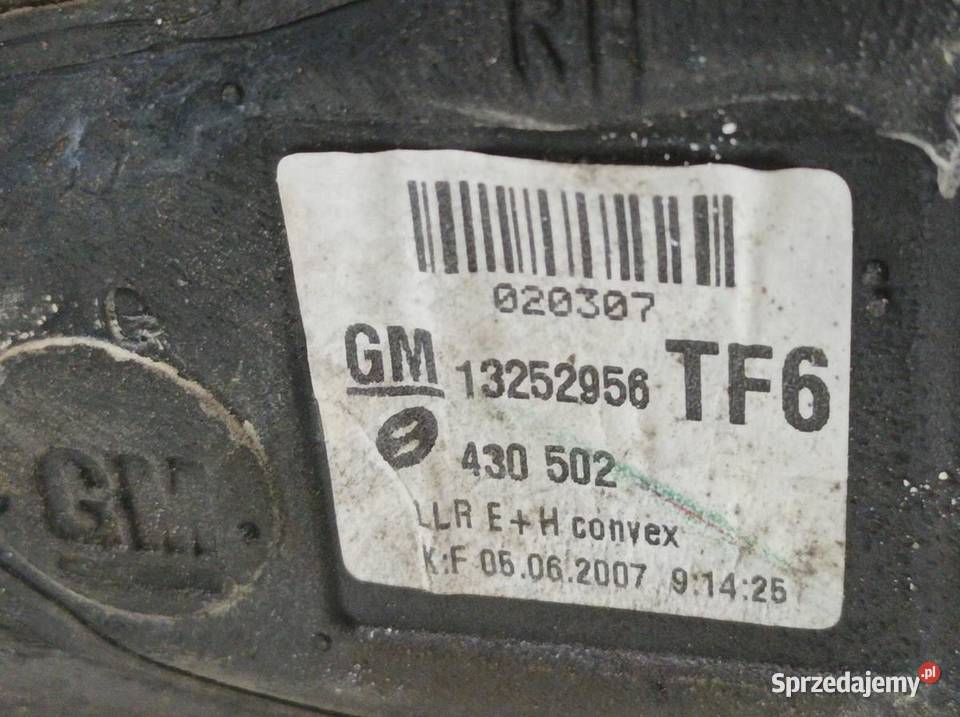 LUSTERKO PRAWE 5PIN EUROPA 13252956 Opel Astra świętokrzyskie