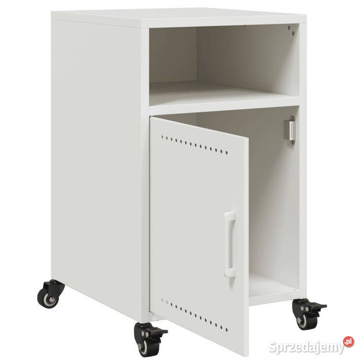 Szafki nocne 2 białe 36x39x59 stal WM846727 Warszawa