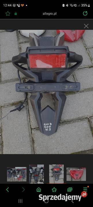 SUZUKI VSTROM GSXS1000 GSXR mocowanie tablicy Oświetlenie wielkopolskie Nowy Tomyśl