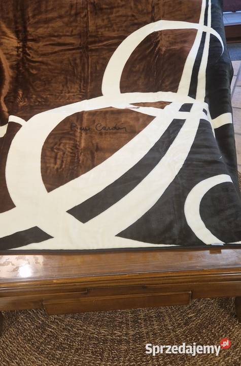 Luksusowy KOC Nancy marki Pierre Cardin brąz lubelskie Lublin