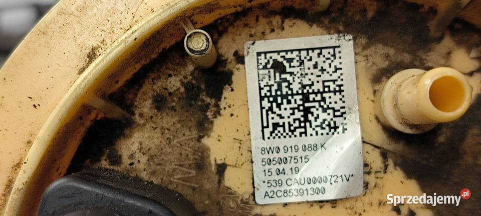 POMPKA PALIWOWA AUDI A4 B9 8W0919088K osobowe Pozostałe kujawsko-pomorskie
