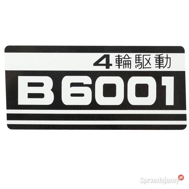 Naklejki Kubota B6001 Pozostałe Tajęcina