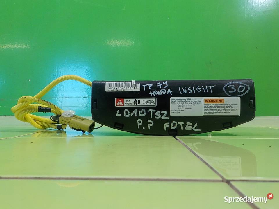 INSIGHT II 13 IMA HB 5D AIRBAG poduszka fotela osobowe mazowieckie Suków