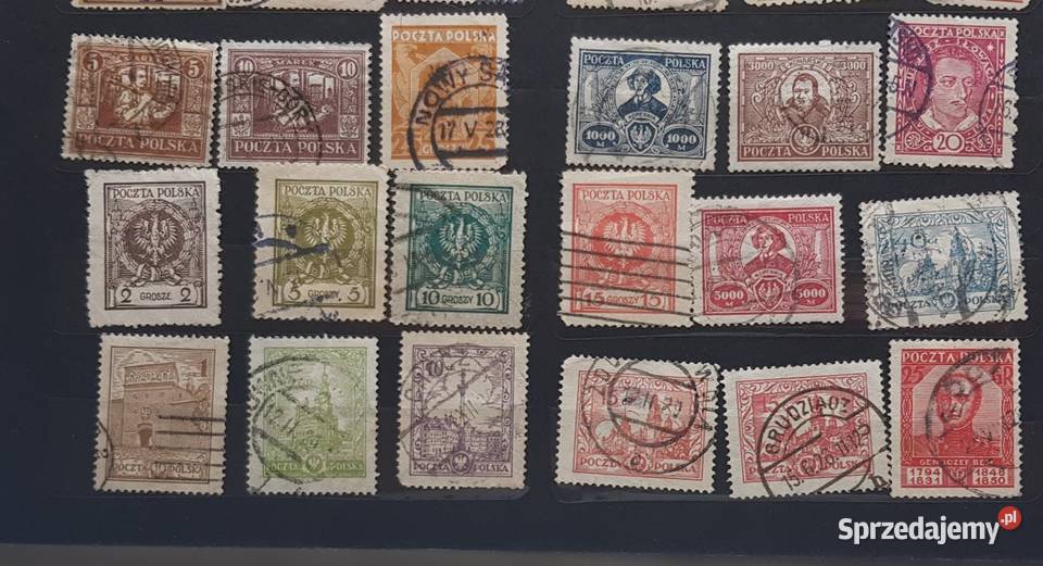 Stare znaczki Polska Zielona Góra