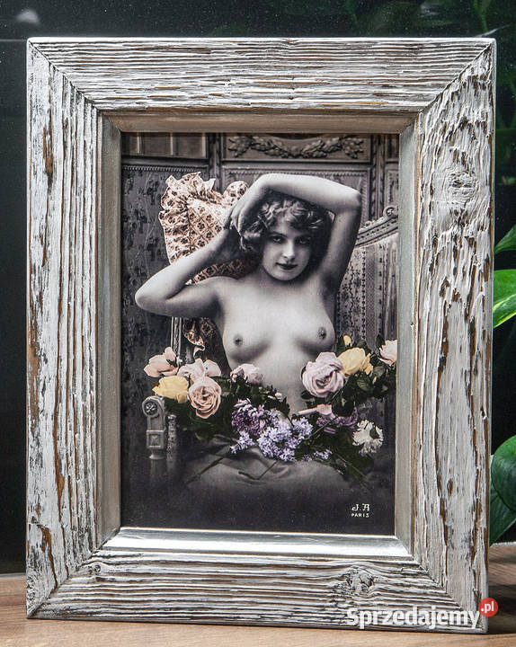 Stara fotografia obraz widokówka akt retro Bielsko-Biała