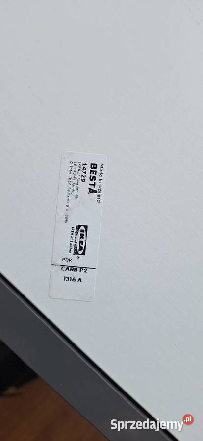 Szafki wiszące IKEA BESTA ciemnoszary połysk Łąck sprzedam
