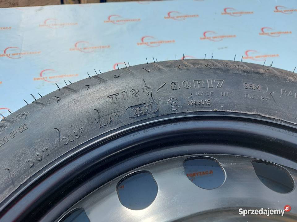 AUDI A4 B6 B7 koło dojazdowe 1258017 99M 5x112 świętokrzyskie Kielce