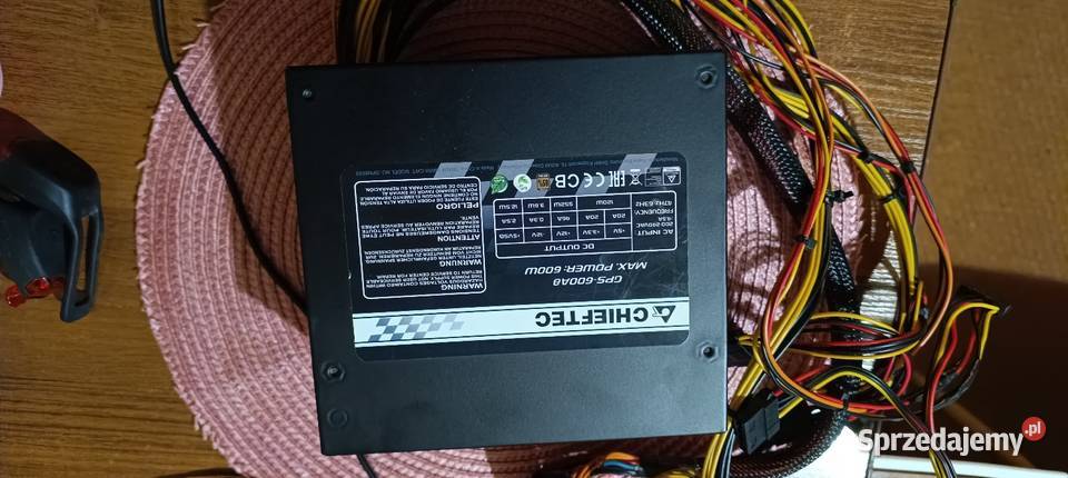 Zasilacz komputerowy Chiftec 600W dolnośląskie Wrocław