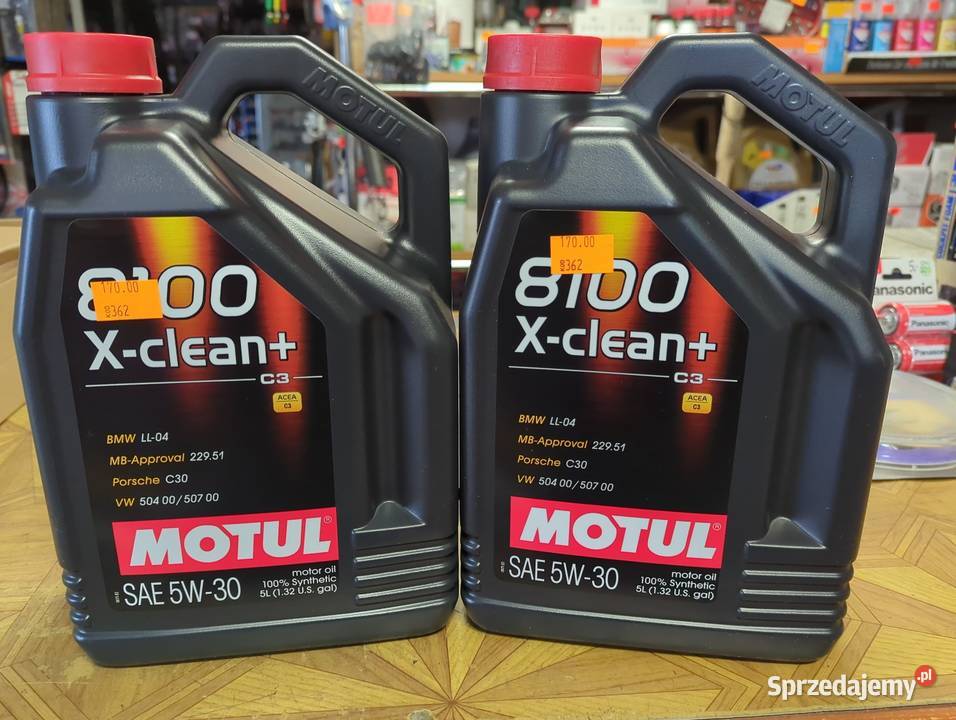 Olej Motul 8100 XCLEAN 5W30 5l Łopuszno