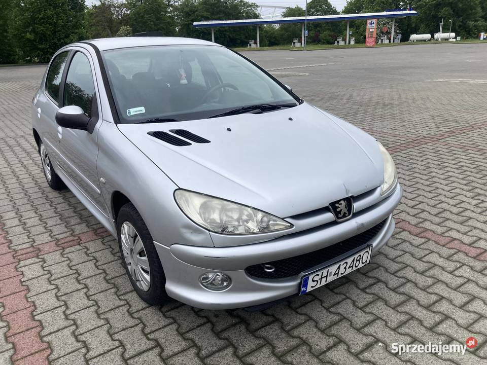 Peugeot 206 Wygląd srebrny 206 Motoryzacja Chorzów