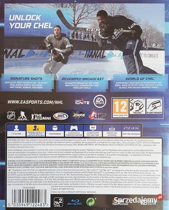 NHL 20 PLAYSTATION 4 PLAYSTATION 5 4 5 sportowe Kraków