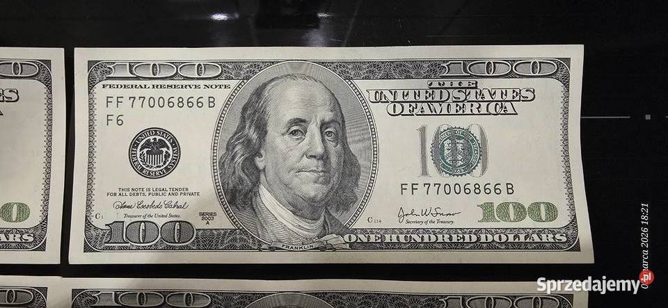 100 dolarów usa Pozostałe Warszawa