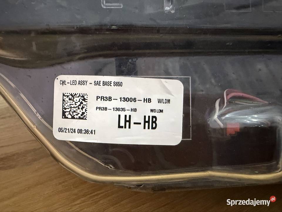 Lama reflektor mustang 2024 2025 przód PR3B osobowe Bochnia