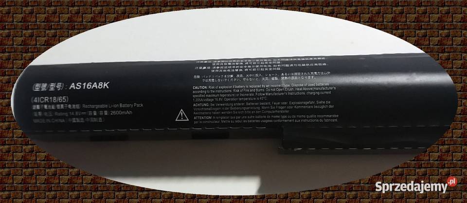 Baterie Acer AS16A8K Wiśniowa Góra sprzedam