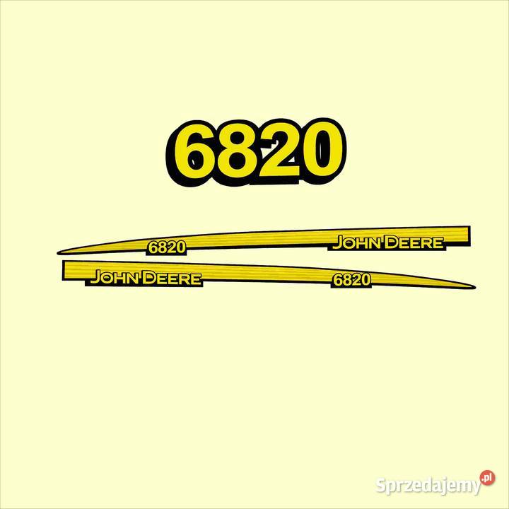 Naklejki John Deere 6820 mocne i odporne z wielkopolskie Pleszew