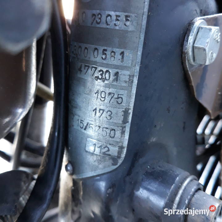CZ 175 zarejestrowana motobazarprl Mogilno