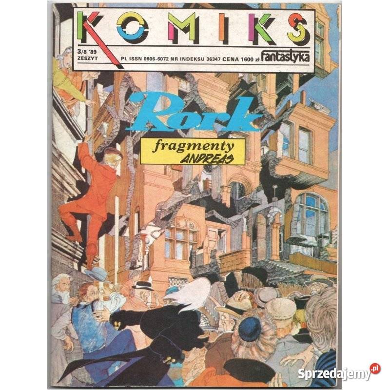 Komiks Fantastyka 1989 38 dolnośląskie Świdnica