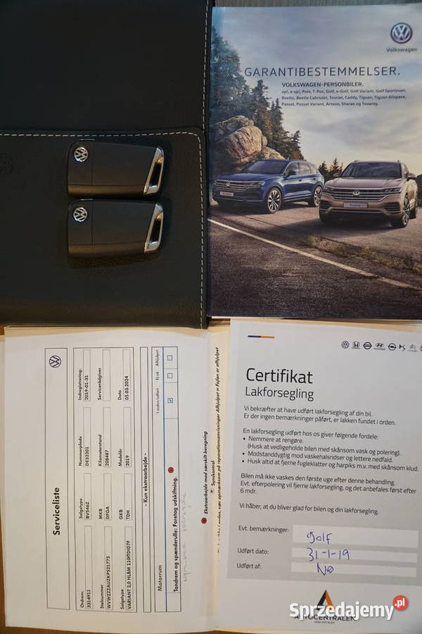 Volkswagen Golf VII 20 TDI BMT Highline DSG podgrzewane fotele Golf mazowieckie sprzedam