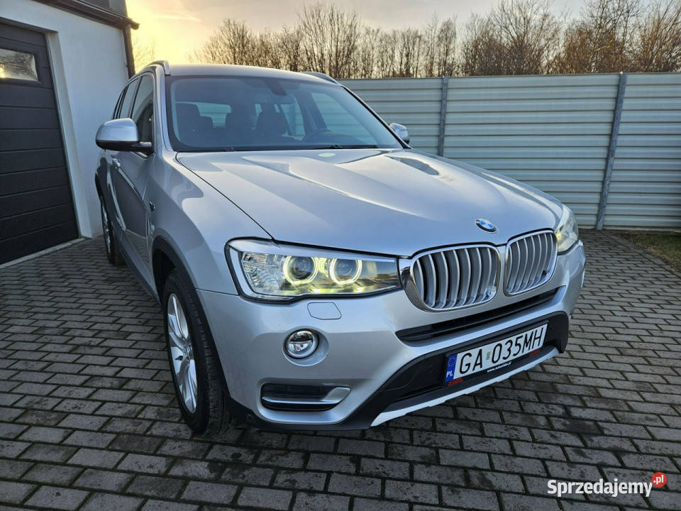 BMW X3 20 190 automat XDRIVE bezwypadek ZADBANA Gdynia