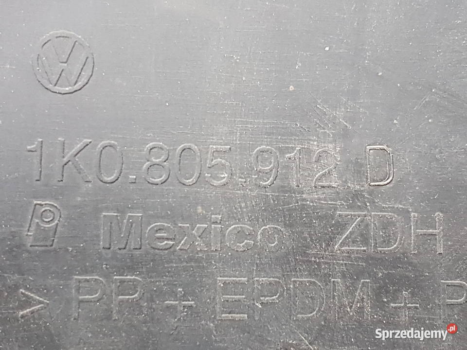 VW GOLF V KOMBI NADKOLE PRAWE PRZOD 1K0805912D