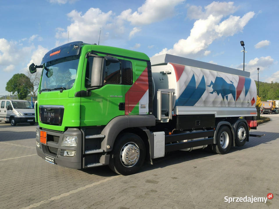 MAN TGA 26400 Autocysterna z Dystrybucją Ważne 10518cm3 Widełki