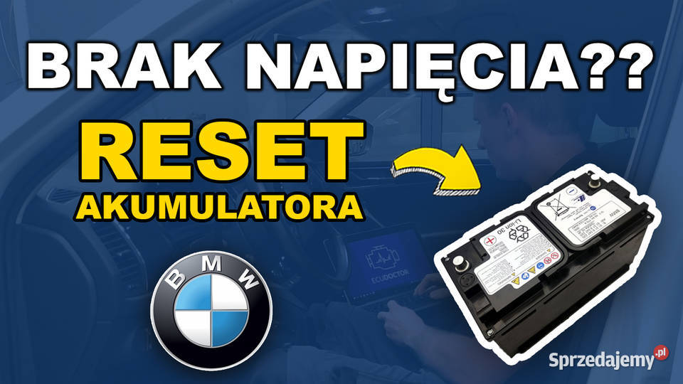 Reset naprawa akumulatora Liion BMW 61218047220 osobowe Motoryzacja Mysłowice
