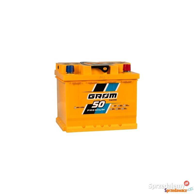 Akumulator 50Ah 480A Grom Racing osobowe Gdynia