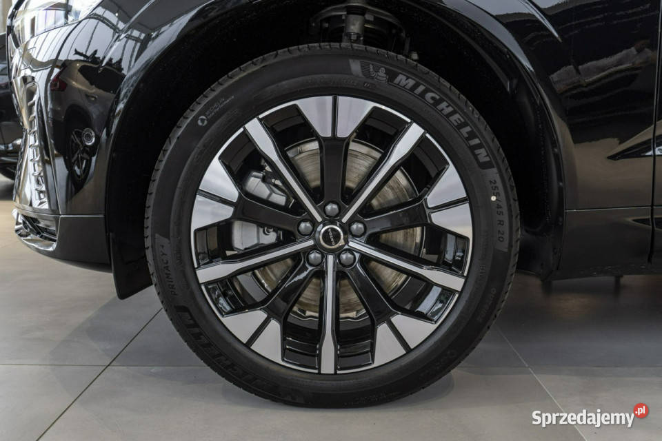 Volvo XC 60 Ultra Dark T6 eAWD plugin hybrid 253 wspomaganie kierownicy Łódź