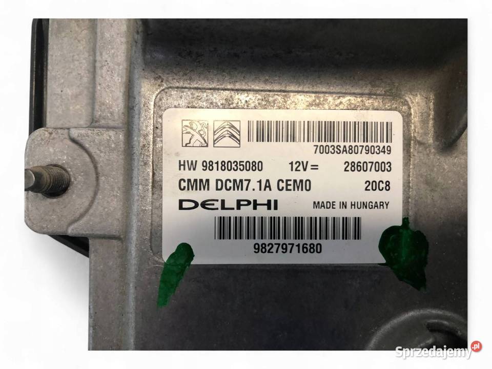 STEROWNIK KOMPUTER CITROEN PEUGEOT 9827971680 świętokrzyskie