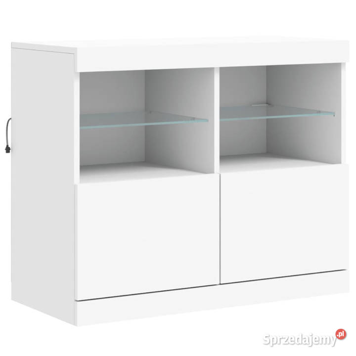 Szafka z oświetleniem LED biała 163x37x67 Warszawa sprzedam