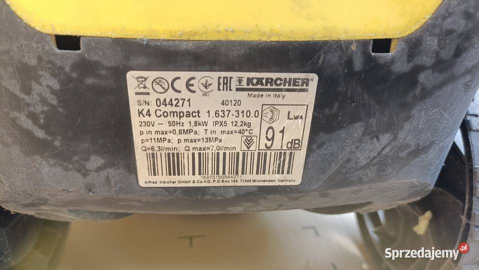 Karcher K4 Compact Myjka ciśnieniowa Poznań