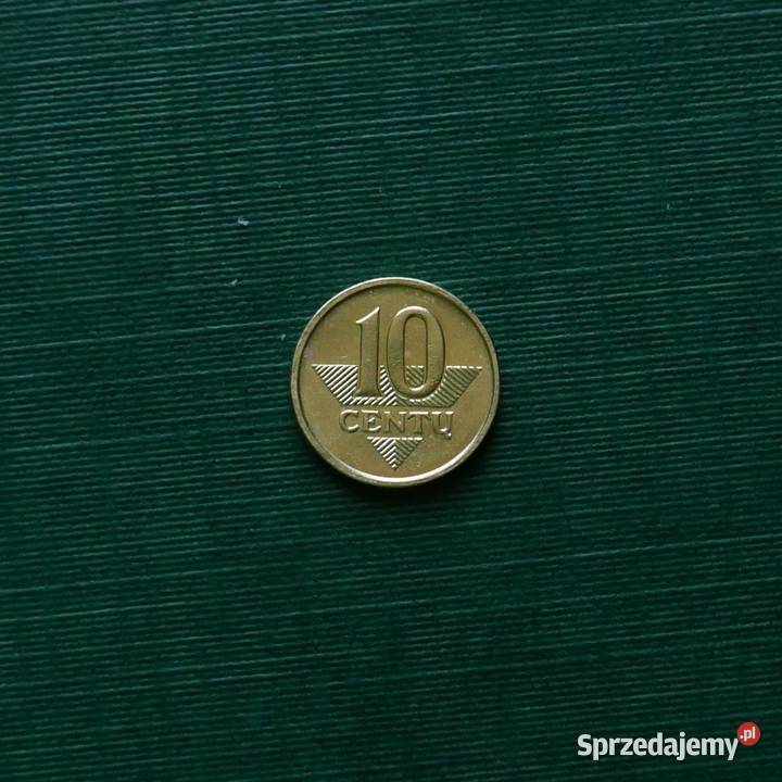 LITWA 10 centów 2008r śląskie Gliwice