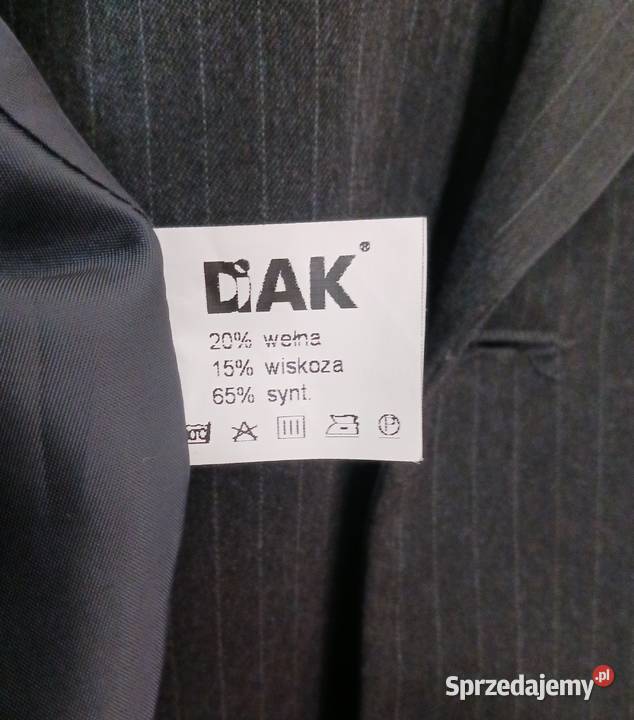 Garnitur męski 3 częściowy paseczki Rozmiar M śląskie Częstochowa