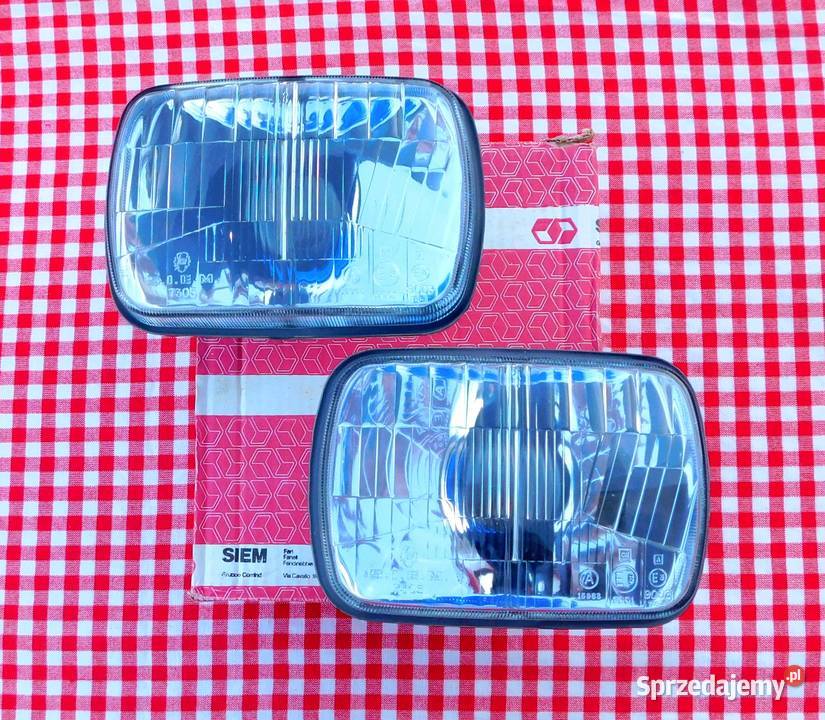 Nowe reflektory lampy przednie SIEM Fiat 126p Tarnów