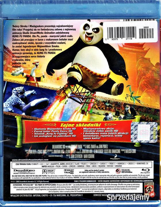 KUNG FU PANDA 12 2 x BLURAY Kalisz
