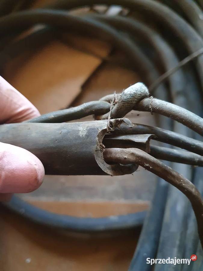 Kabel siłowy prądowy Stary kabel elektryczny Warszawa sprzedam