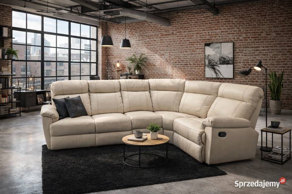 Narożnik TANIA III 3x1 z funkcją relax ZARAZ Piasek