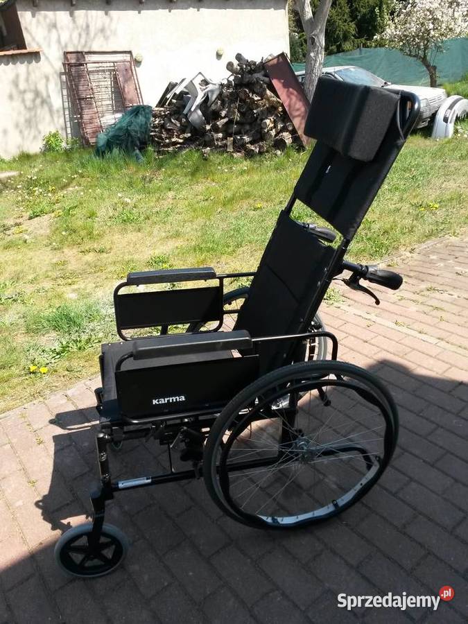 Wózek inwalidzki Karma 5000 podpierający głowę i Zdrowie i Uroda Poznań