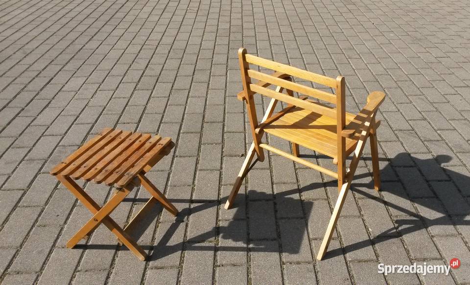 Stare krzesełko krzesło dziecięce PRL design Gdynia
