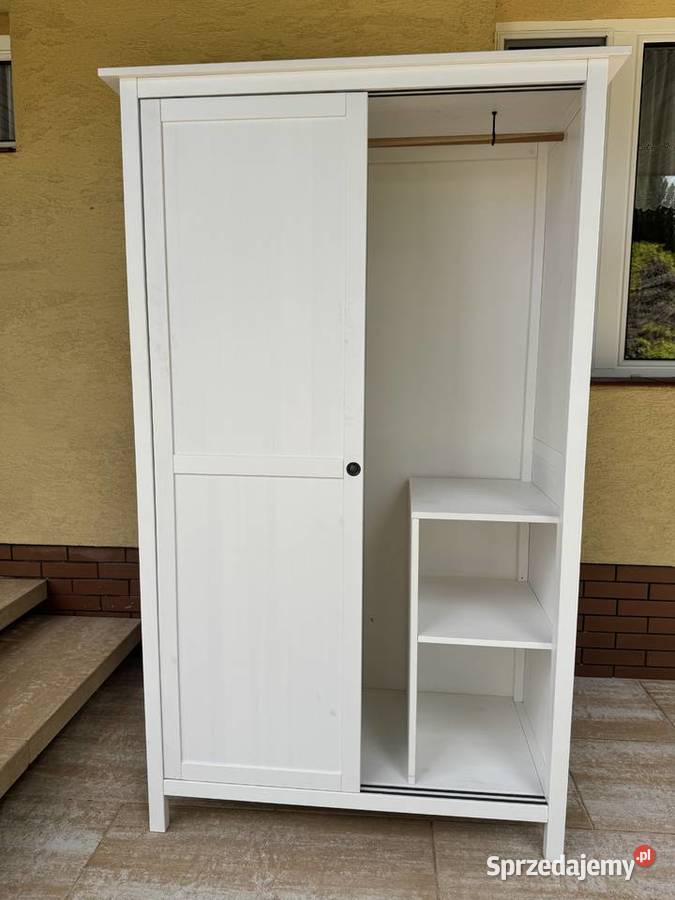 Szafa biała drewniana Hemnes Ikea przesuwane mazowieckie