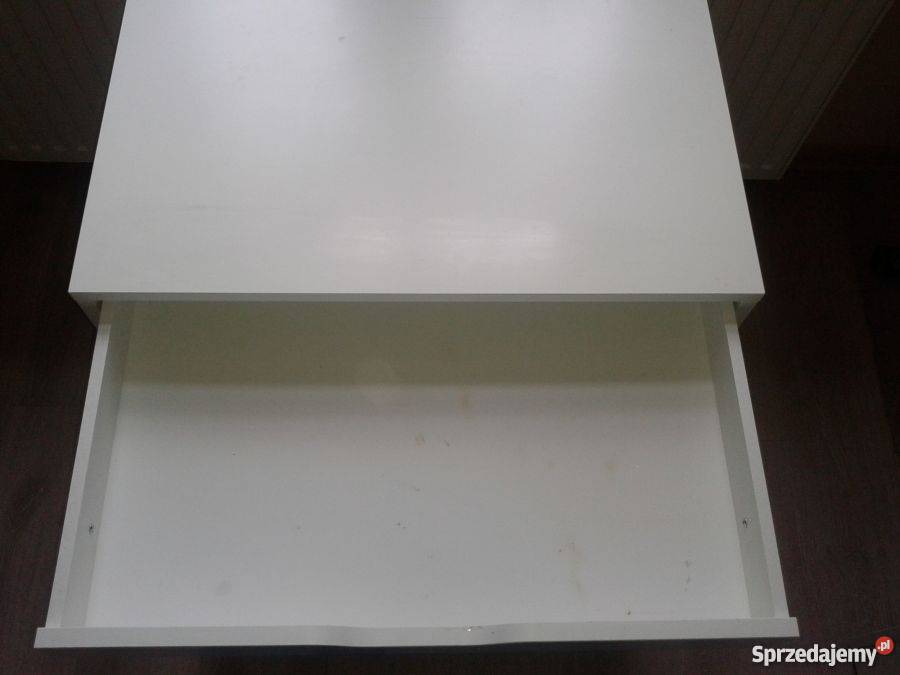 komodę szafkę na kółkach BIAŁA