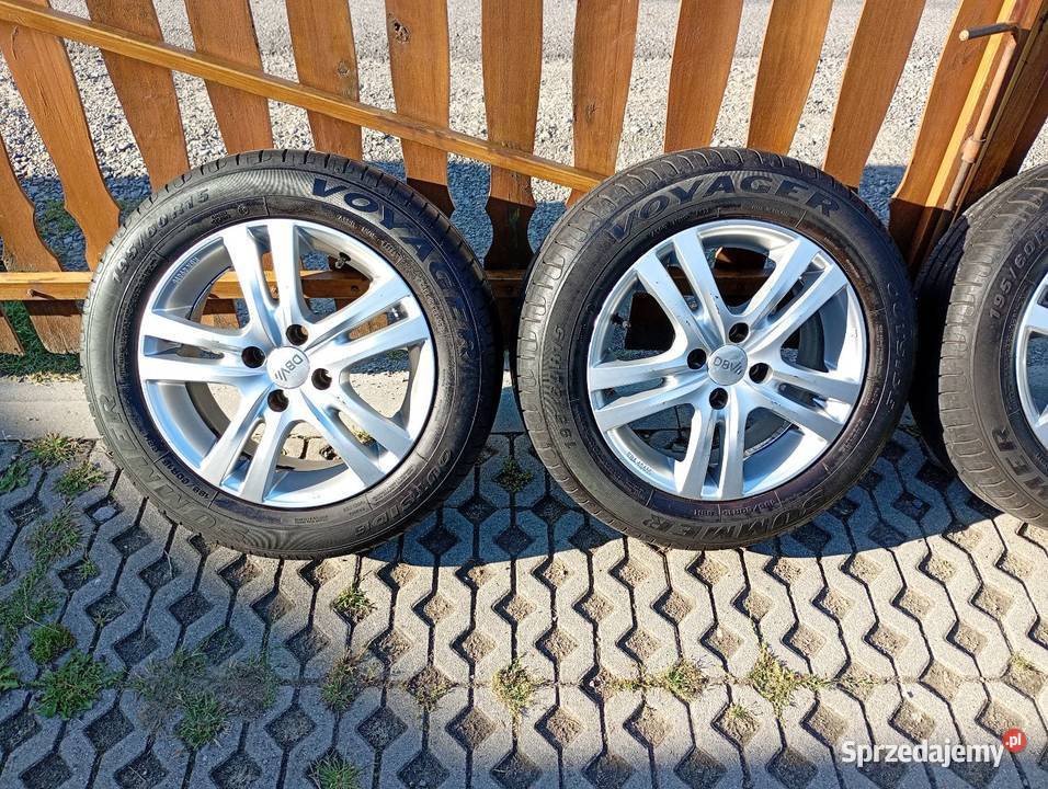 Opony letnie z alufelgami 19560R15 Opel Renault Rzeszów