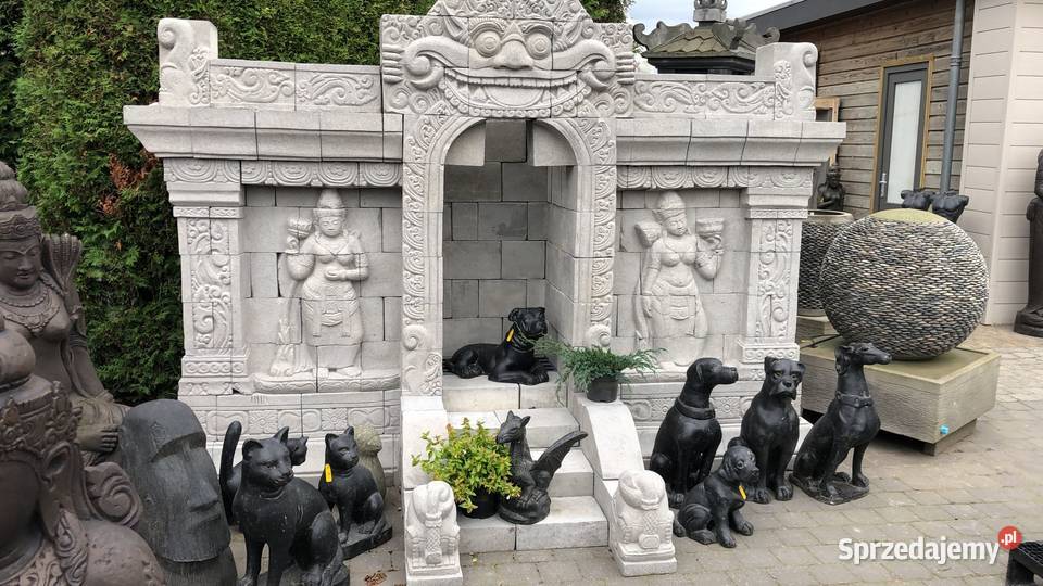 Fontanna Budda buddha fontanna Twarz Buddy mazowieckie Warszawa