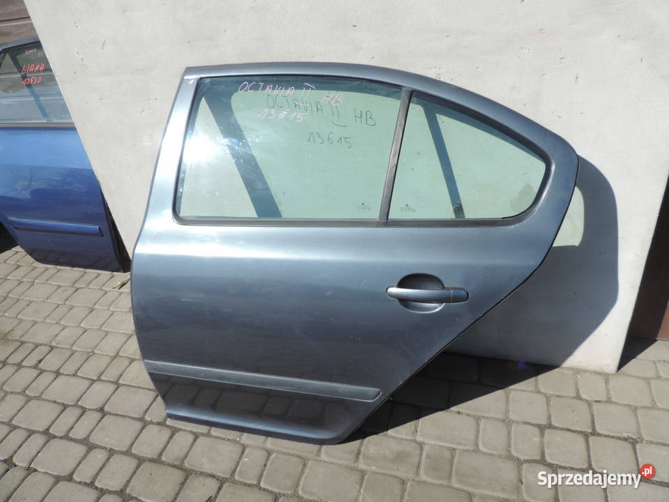 DRZWI LEWY TYŁ TYLNE SKODA OCTAVIA II HB osobowe Nowy Sącz sprzedam