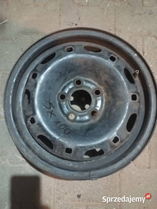 Felga stalowa 5x100 skoda fabia seat Ibiza vw Średnica 14" Legnica sprzedam